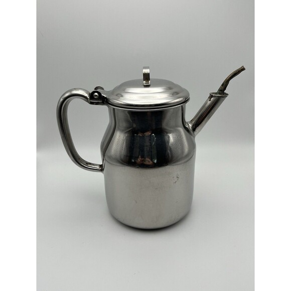 Vintage Polar Stainless Steel 18-8 S-100 Teapot/Coffee Pot 12-56 1950s - Picture 1 of 5